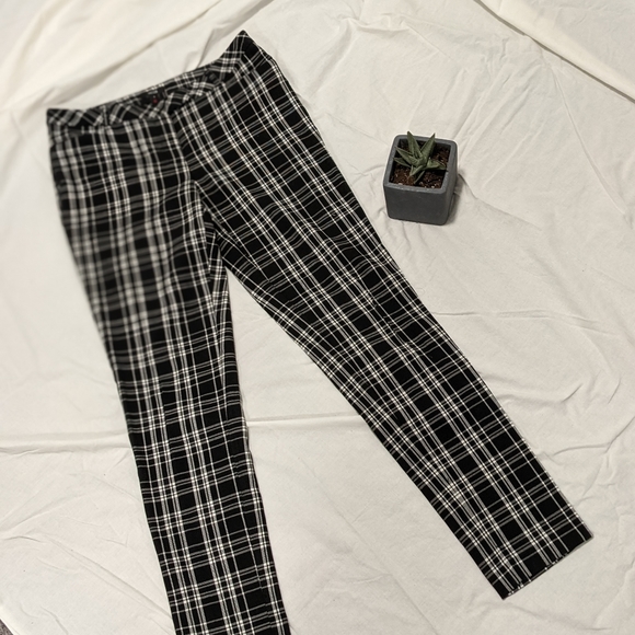 Crop plaid pants - Picture 1 of 4